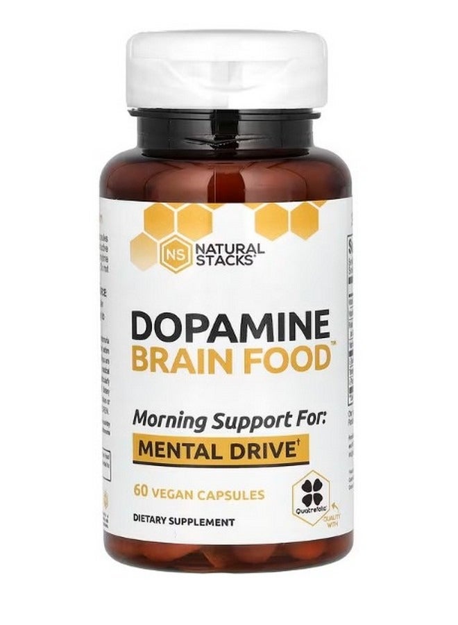 ناتشورال ستاكس Dopamine Brain Food 60 Vegan Capsules - Image 1