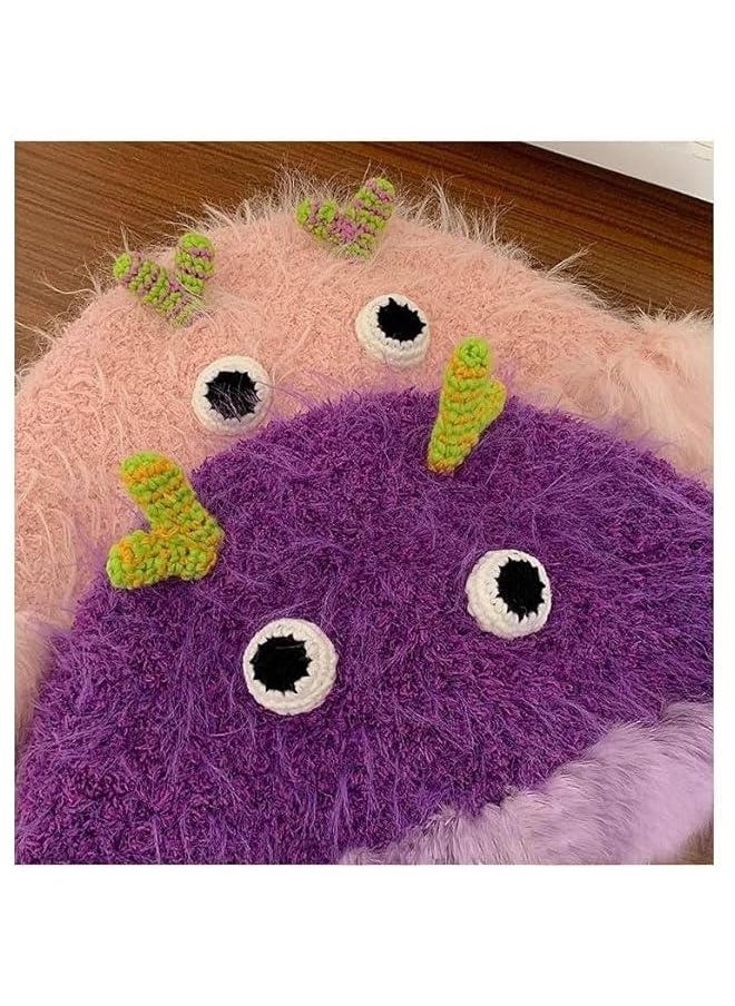Generic - Cute Kawaii Multi Colored Women Warm Fluffy Monster Cover Ears Beanie Ear Flaps Hat for Winter - Image 1