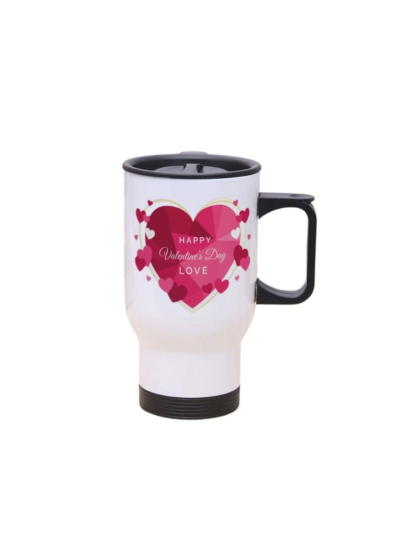 PRINTSHOP4ME Valentine's Day Insulated Travel Mug–Stainless Steel Mug For Hot&Cold Drinks–| Thoughtful Gift Special Someone Birth Day Gifts Travel Mug.  - Image 1