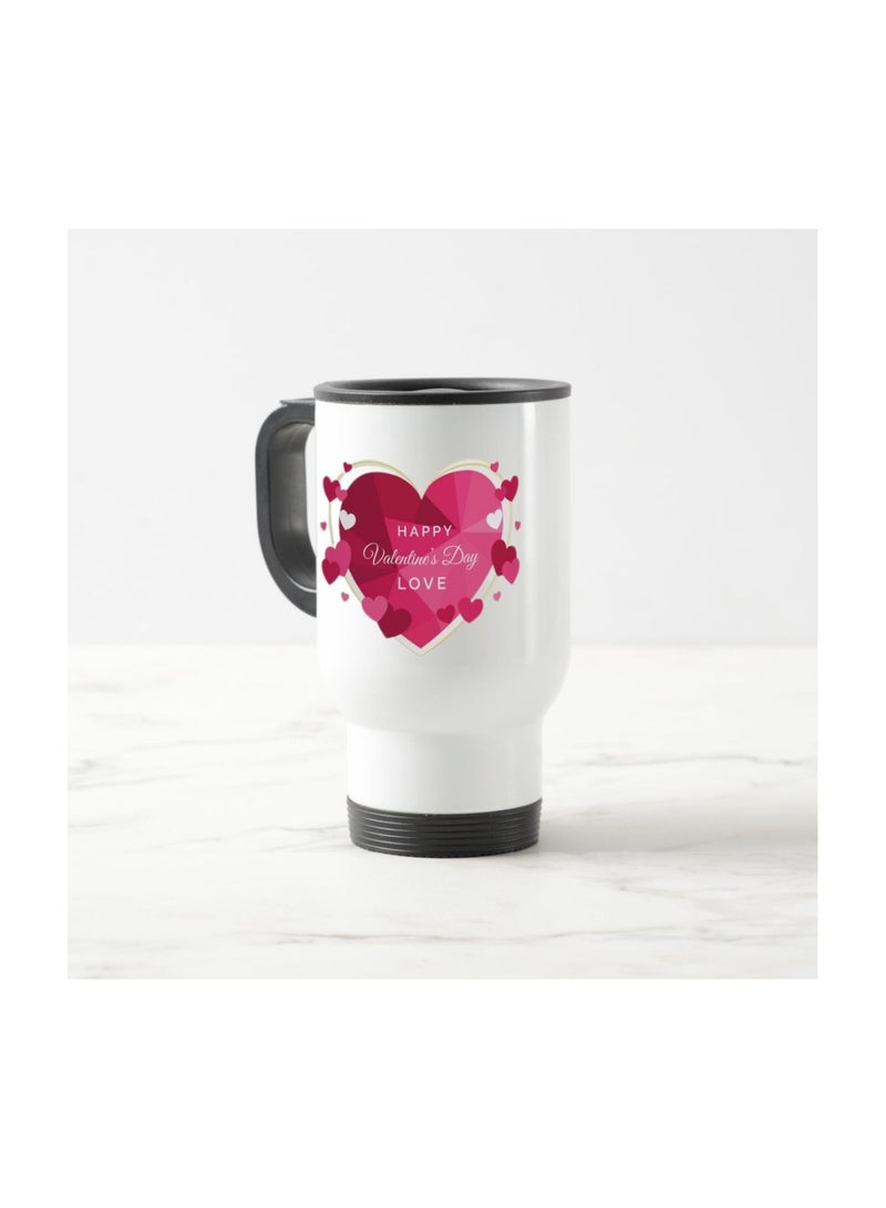 PRINTSHOP4ME Valentine's Day Insulated Travel Mug–Stainless Steel Mug For Hot&Cold Drinks–| Thoughtful Gift Special Someone Birth Day Gifts Travel Mug.  - Image 2