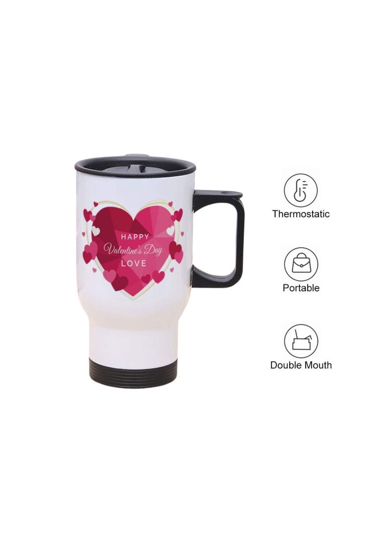 PRINTSHOP4ME Valentine's Day Insulated Travel Mug–Stainless Steel Mug For Hot&Cold Drinks–| Thoughtful Gift Special Someone Birth Day Gifts Travel Mug.  - Image 3