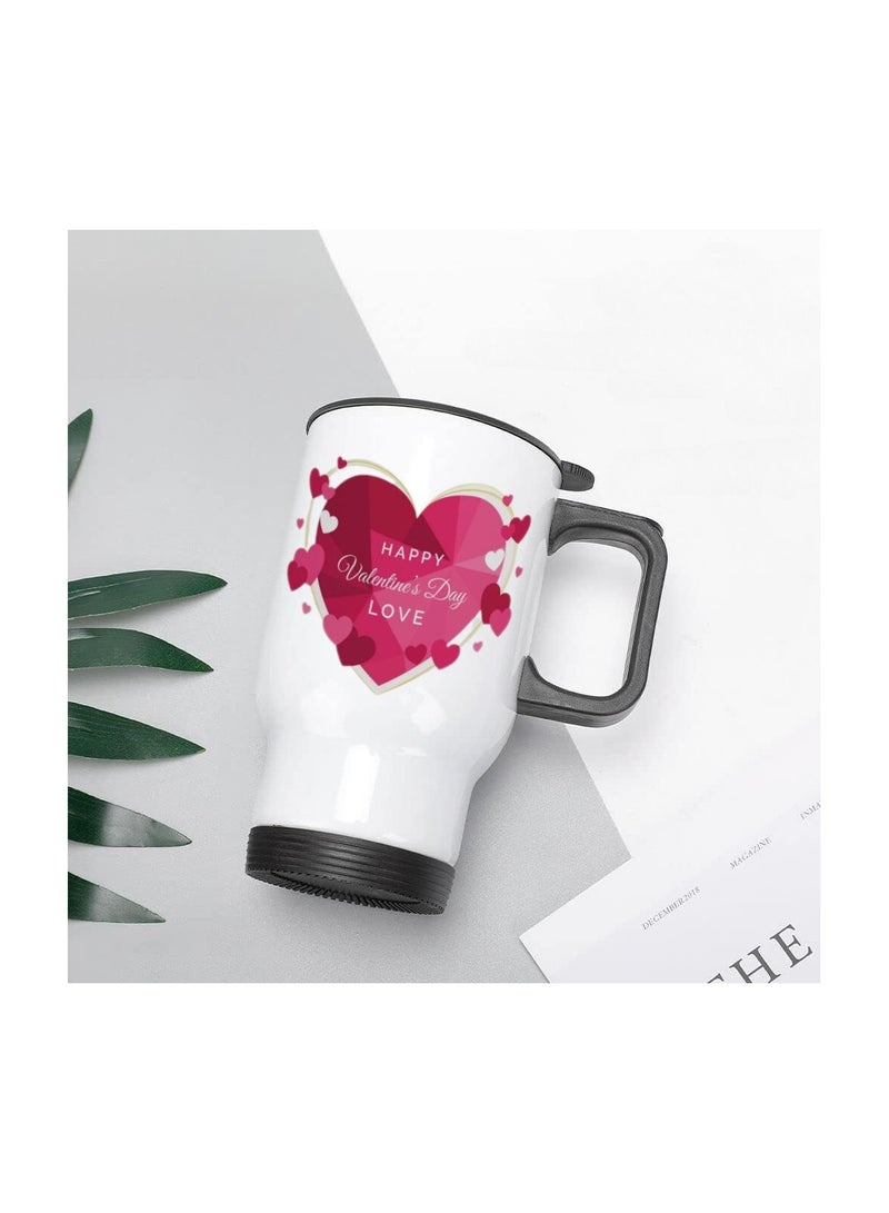 PRINTSHOP4ME Valentine's Day Insulated Travel Mug–Stainless Steel Mug For Hot&Cold Drinks–| Thoughtful Gift Special Someone Birth Day Gifts Travel Mug.  - Image 4