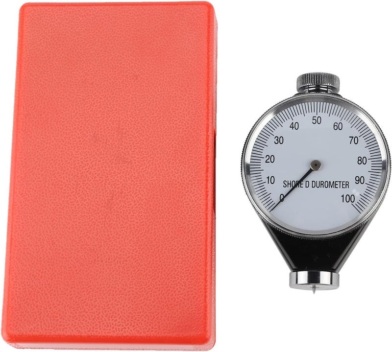 Hilitand Rubber Hardness Tester, Type D Rubber Tire Durometer Hardness Tester Meter 0-100 HA (D Type) - Image 2