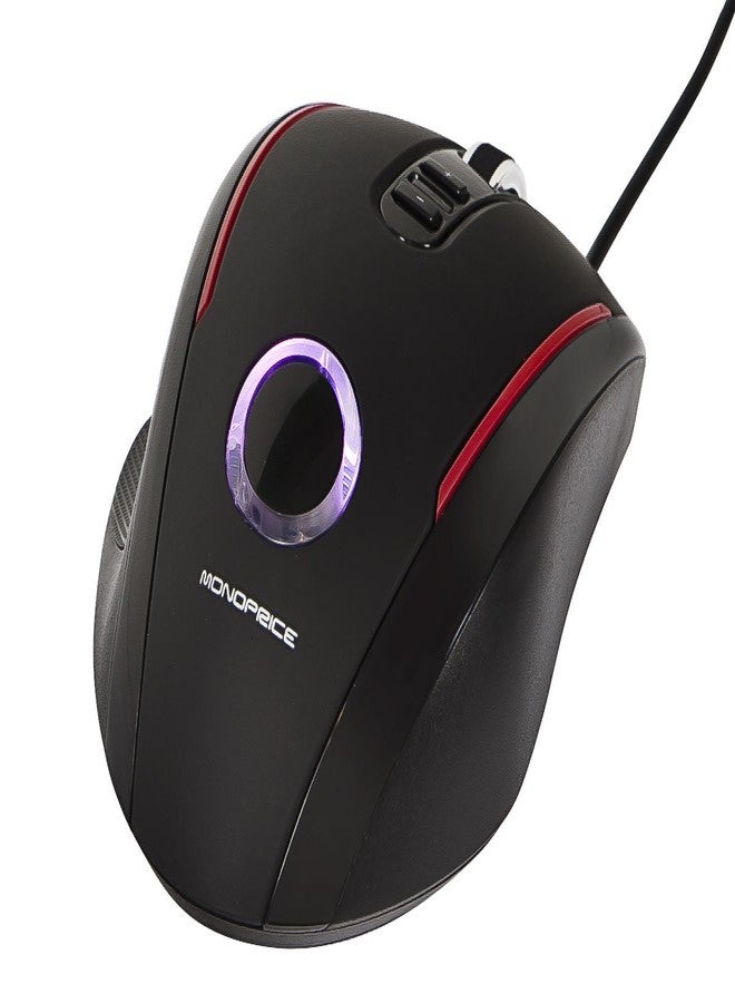 Monoprice 5-Button Optical Laser Gaming Mouse (109258) - Image 4