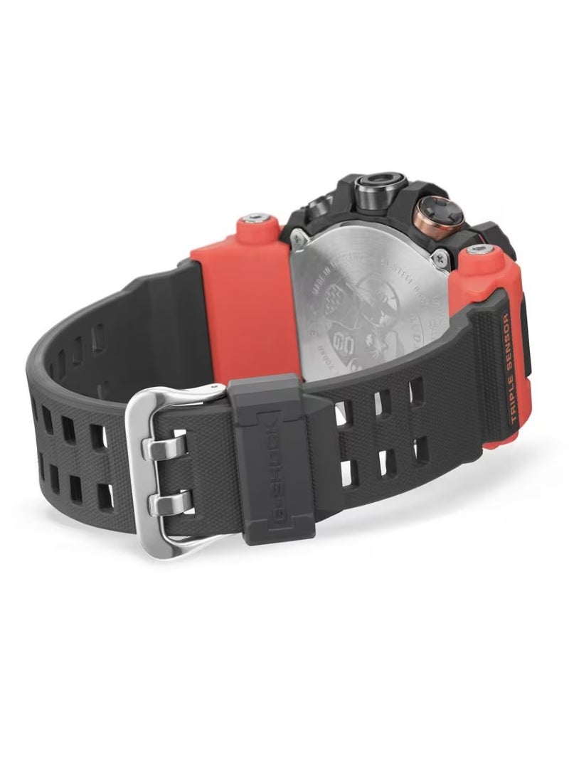 كاسيو ساعة كاسيو جي-شوك - GW-9500-1A4DR مينا سوداء، سوار رمادي - Image 3