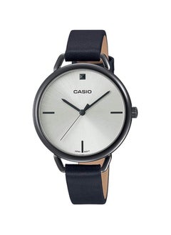 CASIO Casio Watch for Women LTP-E415GRL-1CDF Analog Leather Band Black & White  - Image 1