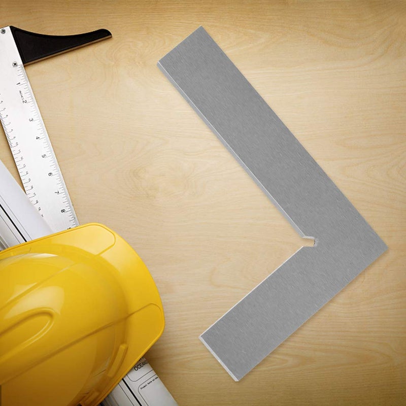 100x70 مم مربع فولاذي للنجارين مسطرة زاوية قائمة أداة قياس هندسية لتأطير الخشب - Image 3