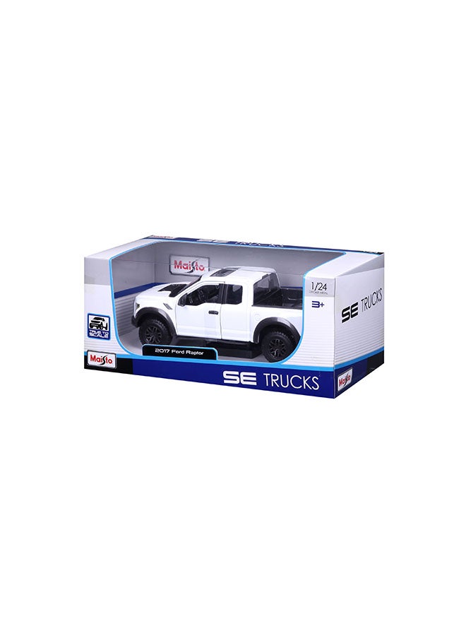 Maisto 1:24 2017 Ford F-150 Raptor - White Officially Licensed Scaled Replicas of Collectible Diecast Metal Models with Exquisite Interior & Exterior Detailing for All Ages - Image 4