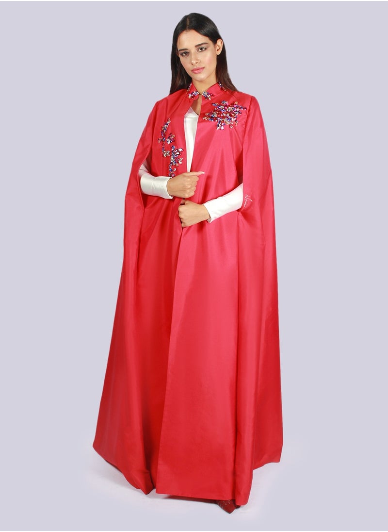 NIVA FASHION HOUSE - ROYALTY - CAPE EMB ABAYA - Image 1