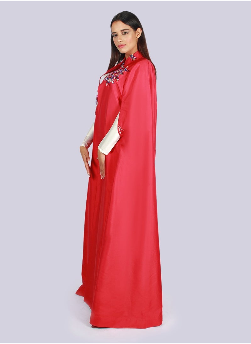 NIVA FASHION HOUSE - ROYALTY - CAPE EMB ABAYA - Image 1