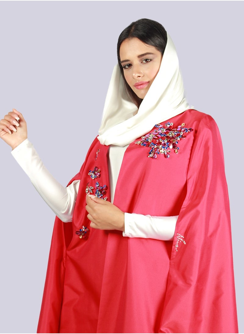 NIVA FASHION HOUSE - ROYALTY - CAPE EMB ABAYA - Image 1
