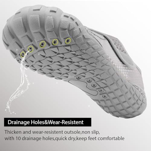 Centipede Demon Womens and Mens Water Shoes Breathable Quick Dry Swim Pool Shoes Thicken Soles Barefoot Aqua Shoes for Beach Diving Hiking Water Sports 8.5 Women/7.5 Men - Image 4