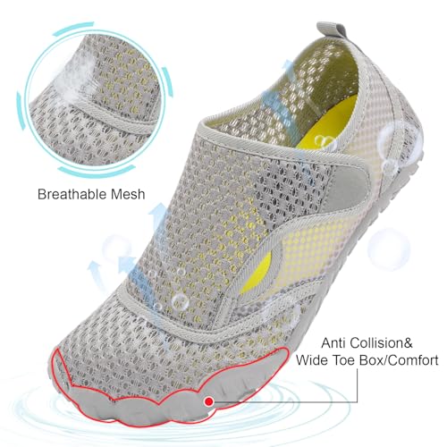 Centipede Demon Womens and Mens Water Shoes Breathable Quick Dry Swim Pool Shoes Thicken Soles Barefoot Aqua Shoes for Beach Diving Hiking Water Sports 8.5 Women/7.5 Men - Image 2