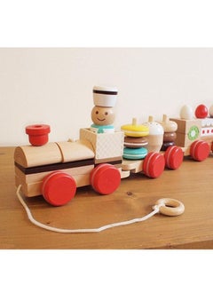 Generic Three-section Building Block Train Toy  - Image 2