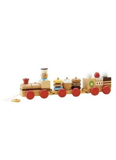 Generic Three-section Building Block Train Toy  - Image 1