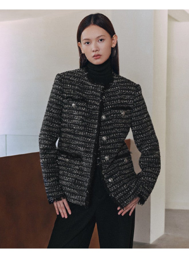 Waxbird Winter Tweed Knit Brushed Little Fragrance Style Women's Wool - Image 1