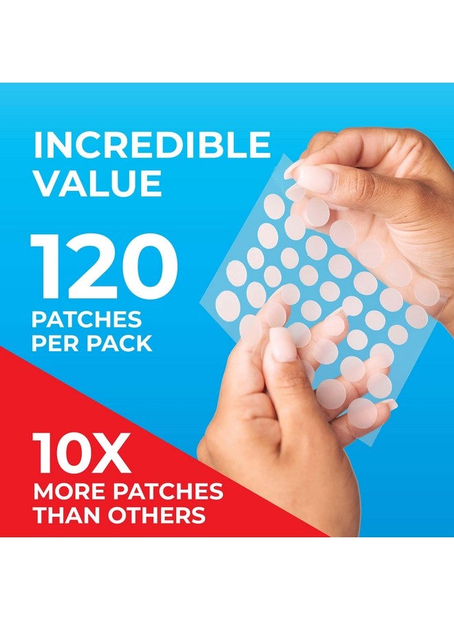 KEYCONCEPTS PatchRx Pimple Patches for Face (120 Patches), Hydrocolloid Acne Patches with Tea Tree Oil, Pimple Patch Pimple Stickers - Hydrocolloid Patch Acne Dots - Acne Pimple Patches For Face - Zit Patches - Image 3