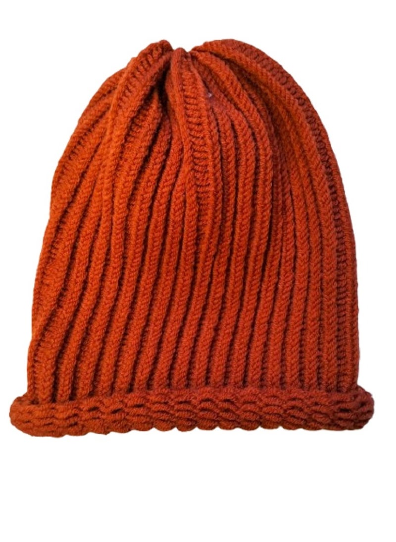 Generic - Orange Wool Ice Cap (Handmade) - Image 1