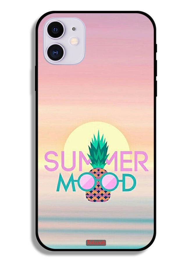 Tolwak Apple iPhone 12 mini Protective Case Summer Mood - Image 2