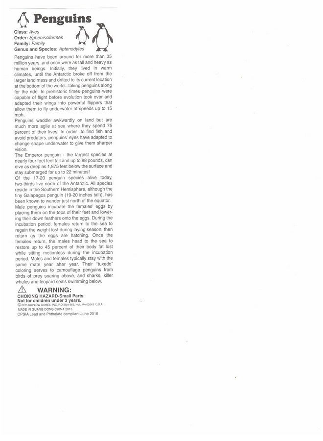 Koplow Games Penguin Dice Game with 5 Dice Travel Tube and Gaming Instructions - Image 3