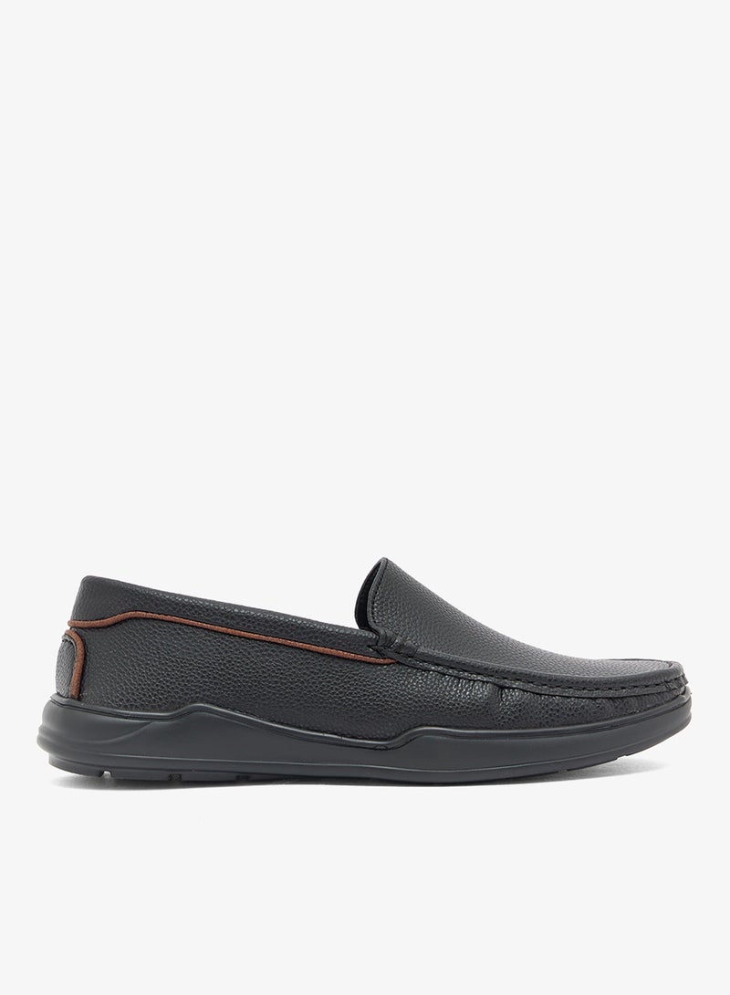 Robert Wood Faux Leather Loafers - Image 1