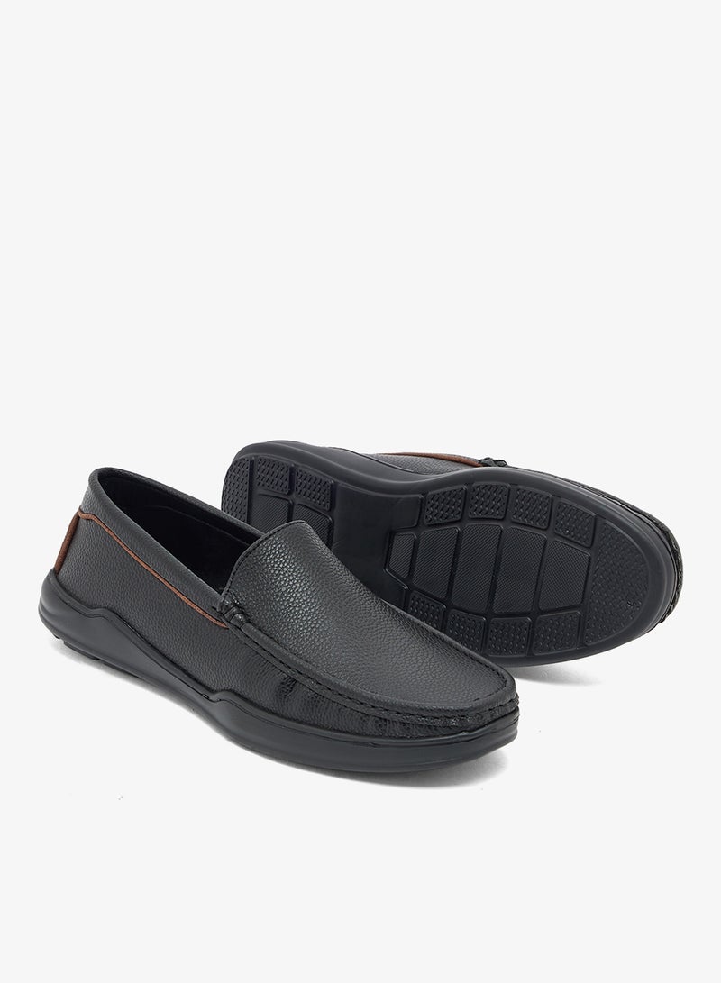 Robert Wood Faux Leather Loafers - Image 3