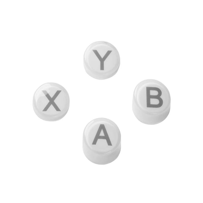 GuliKit Ns32 A B X Y Button Keychain for KingKong 2 Pro Ns08 Ns09 Gaming Controller PC Accessory, White - Image 1