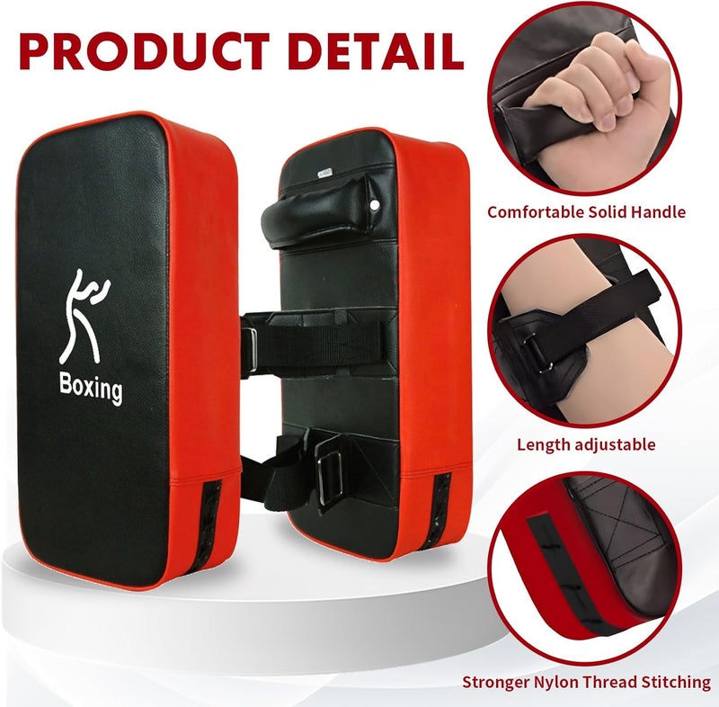 LuiceABC One Karate Taekwondo Boxing Kick Punch Adjustable Soft Shield Durable Training Pad for Boxing, Training and Protecting Your Palm, Wrist and Decreasing The Shock - Image 4