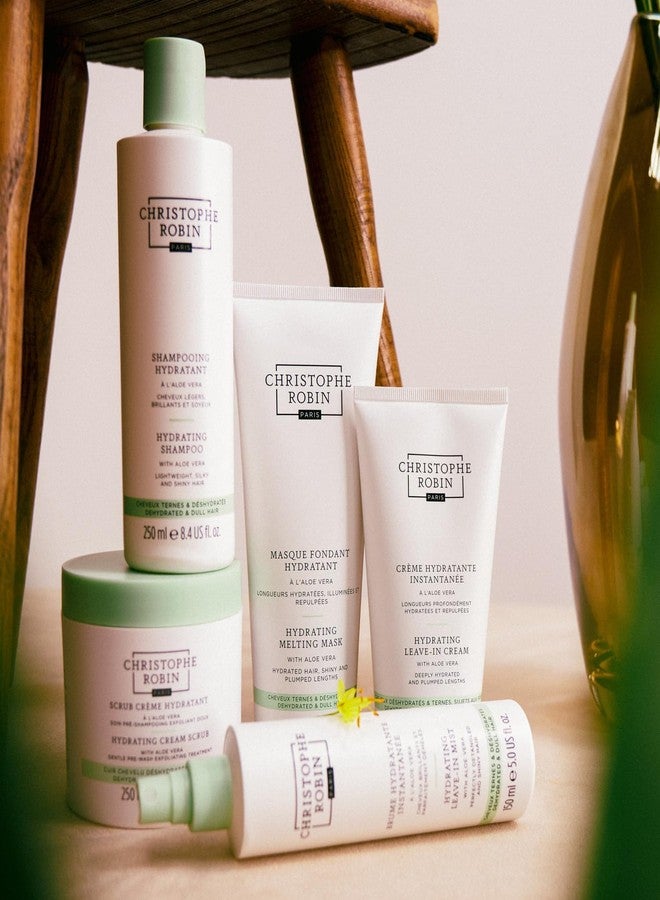 Christophe Robin Hydrating Cream Scrub With Aloe Vera - Hydrating Pre-Wash Hair Treatment - 8.4 fl. oz - Image 5