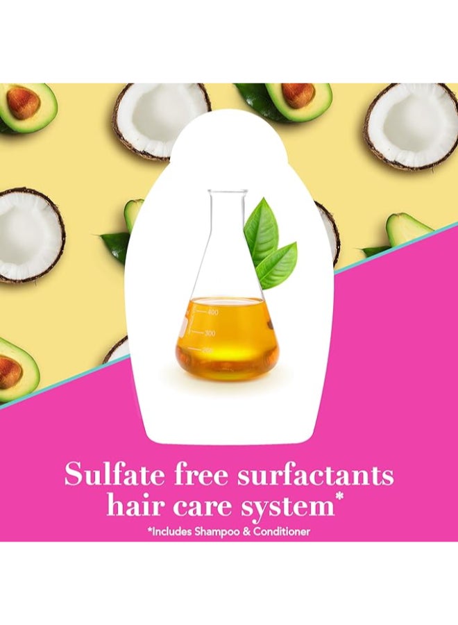 Ogx Ever Straightening With Brazilian Keratin Smooth Shampoo And Conditioner 385ml Pack of 2 - Image 4