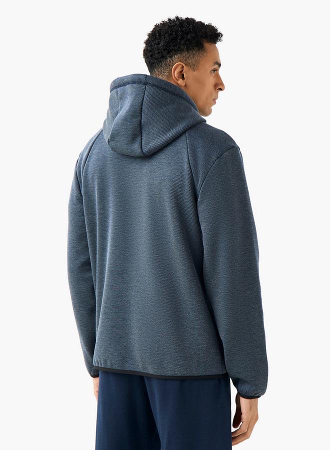 آكتف جاكيت رجالي بقبعة بنقوش - Image 3