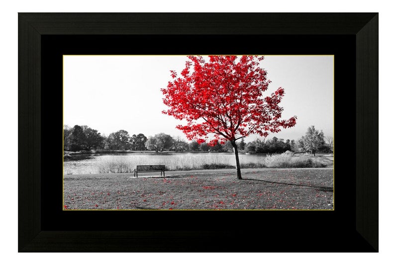 SAF paintings UV Textured Landscape Print Framed Painting Set of 1 for Home Decoration – Size 35 x 2 x 50 cm SANFSAA7792 - Image 5