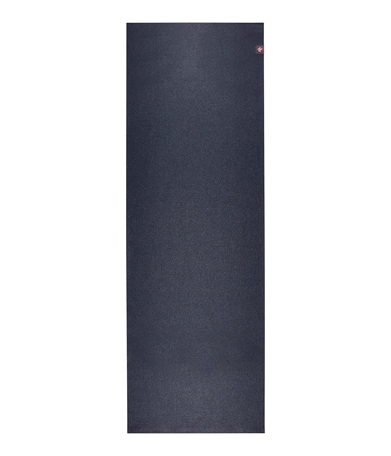Manduka eKO Superlite Yoga Mat for Travel Lightweight Easy to Roll and Fold Durable Non Slip Grip 15mm Thick Midnight Blue 71 x 24