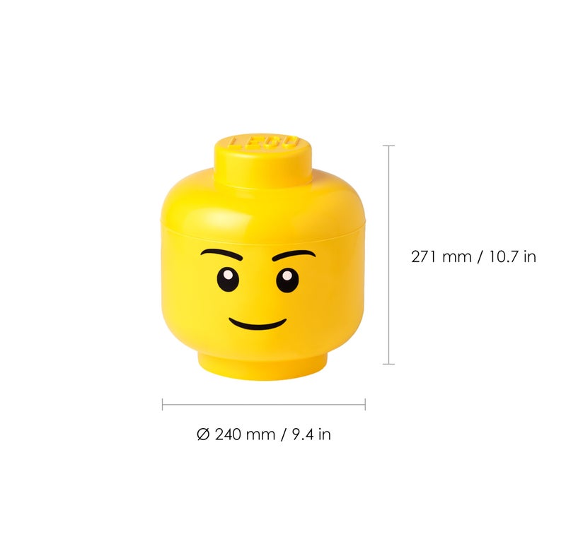 Room Copenhagen LEGO Storage Head, Large, Boy - Image 3