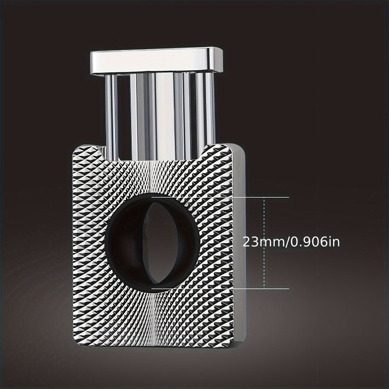 V Shaped Stainless Steel Cigar Cutter Golden Great Accessory For Cigars Excellent Gift Choice - Image 4