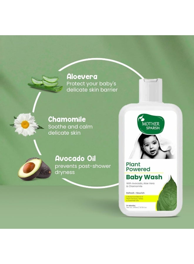 موذر سبارش غسول الأطفال المرطب الطبيعي من ماذر سبارش بزيت الأفوكادو وجوز الهند - 200 مل - Image 4