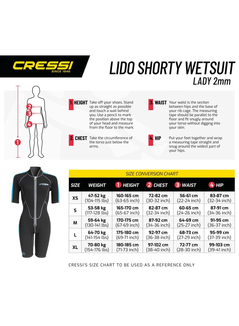 Cressi Lido Shorty 2 mm Lady - Image 3