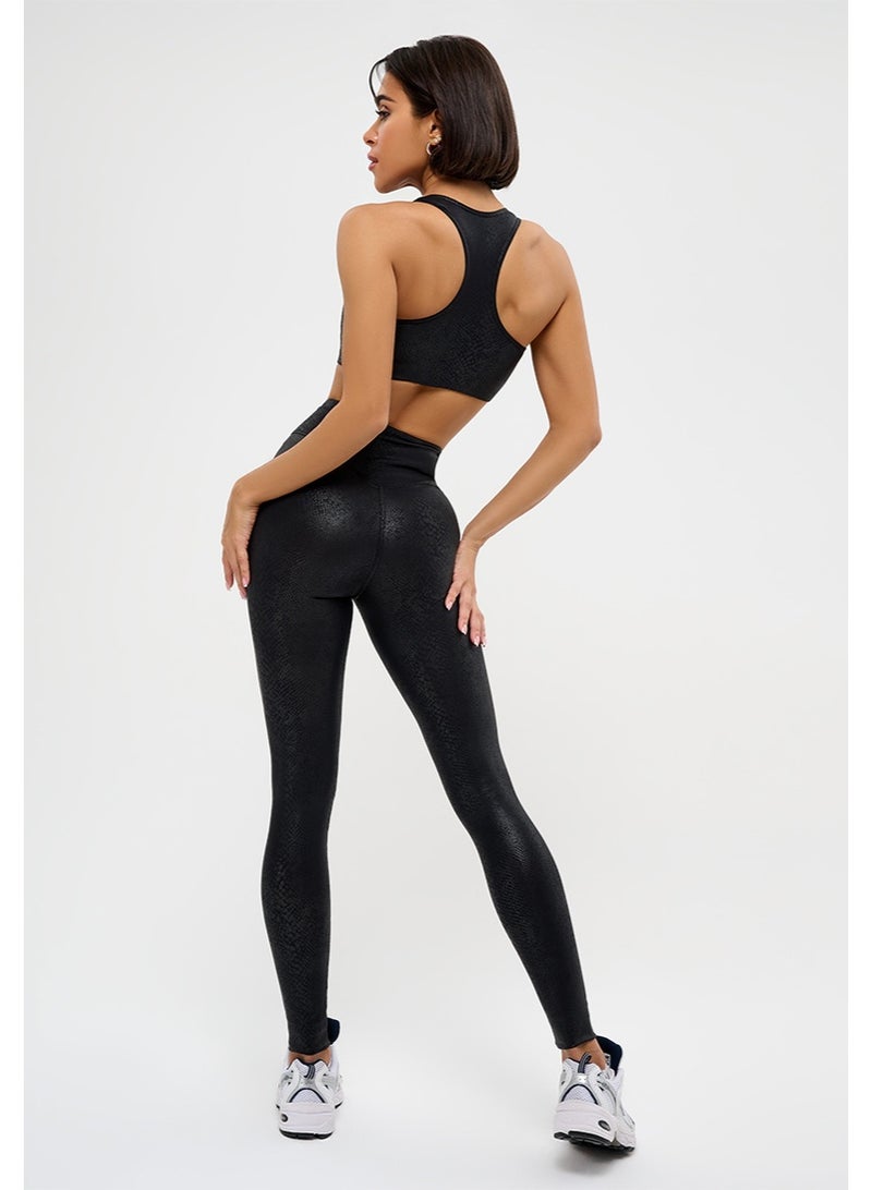Bona Fide Premium Quality Leggings for Women with Unique Design and Push Up - High Waisted Tummy Control Legging - Image 3