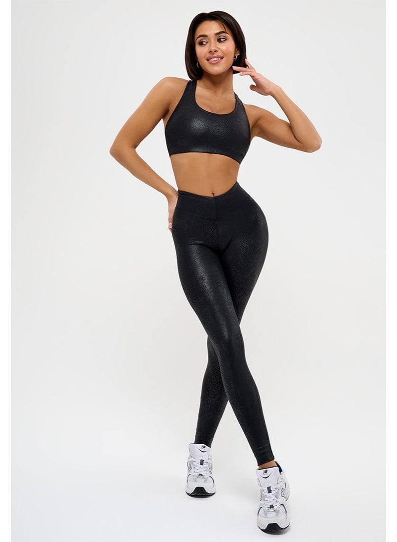 Bona Fide Premium Quality Leggings for Women with Unique Design and Push Up - High Waisted Tummy Control Legging - Image 4