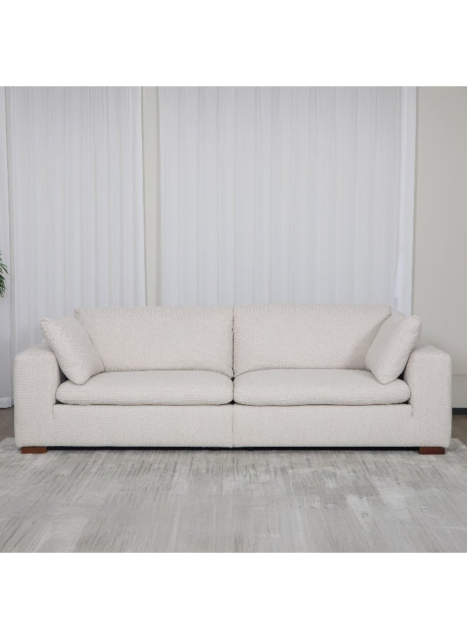 Home Box Victoria 4-Seater Fabric Sofa with 2 Arm Pillows  - Image 2