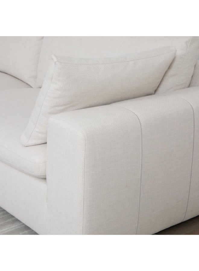 Victoria 4-Seater Fabric Sofa with 2 Arm Pillows