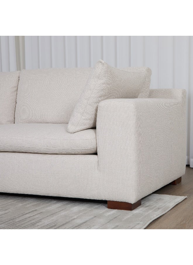 Home Box Victoria 4-Seater Fabric Sofa with 2 Arm Pillows  - Image 4