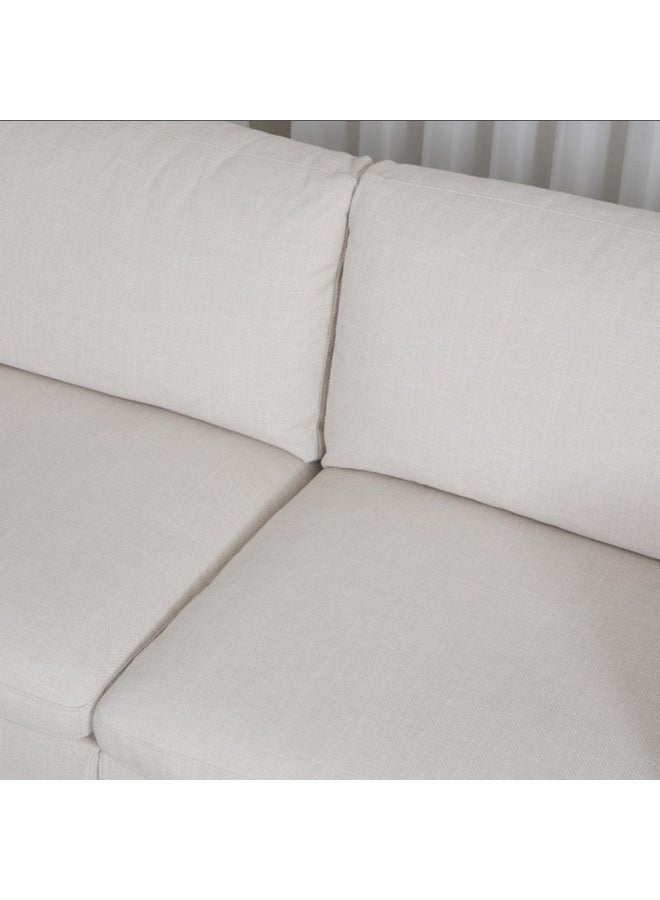 Victoria 4-Seater Fabric Sofa with 2 Arm Pillows