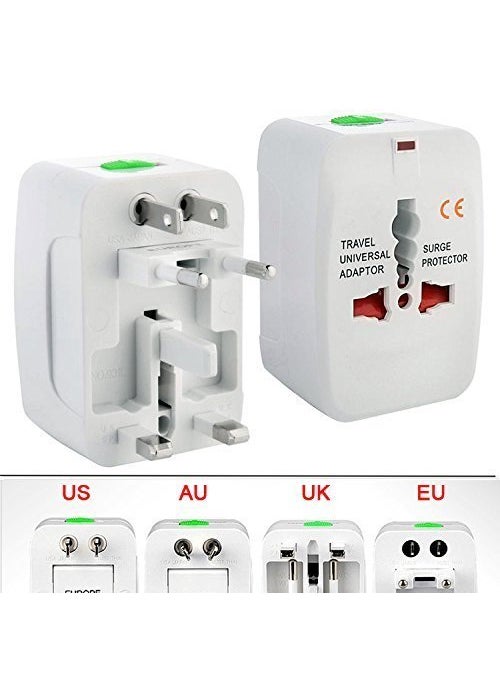 HI PLASST PINS N PLUGS HiPLASST International All in One Universal Travel Adapter EuropeUKUSChinaIndia Universal Worldwide Charger Plug for Phone Laptop Mobile Portable Power Adaptor  - Image 2