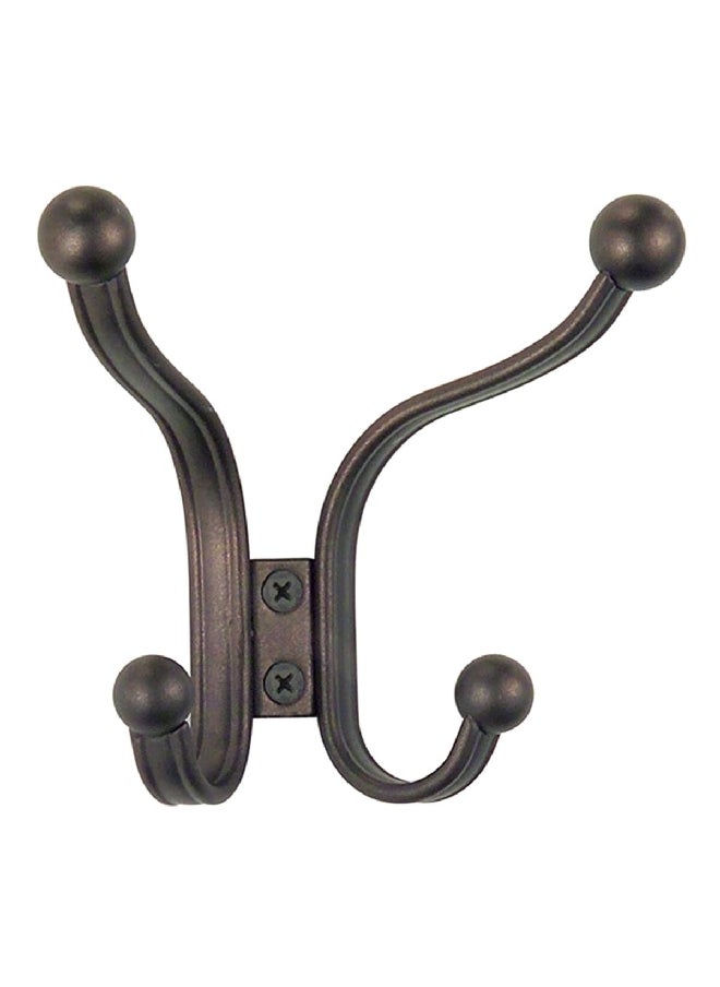 InterDesign - York Lyra Wall Mount Garment Hooks Bronze 13.97 x 6.35 x 13.46 cm 53571 - Image 1