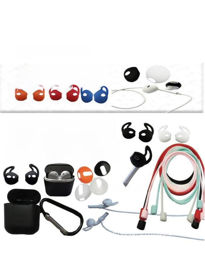 Suitable For Apple AirPods Headset Xiaomi Air2SETWS FreeBuds3 Ear Cap Silicone Ultra-thin Earplugs-Color:5743C Army Green-Model:AirPods2 - Image 4