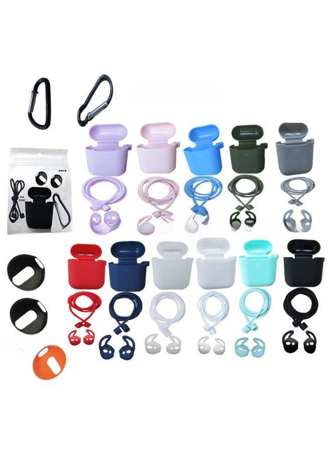 Suitable For Apple AirPods Headset Xiaomi Air2SETWS FreeBuds3 Ear Cap Silicone Ultra-thin Earplugs-Color:5743C Army Green-Model:AirPods2 - Image 5