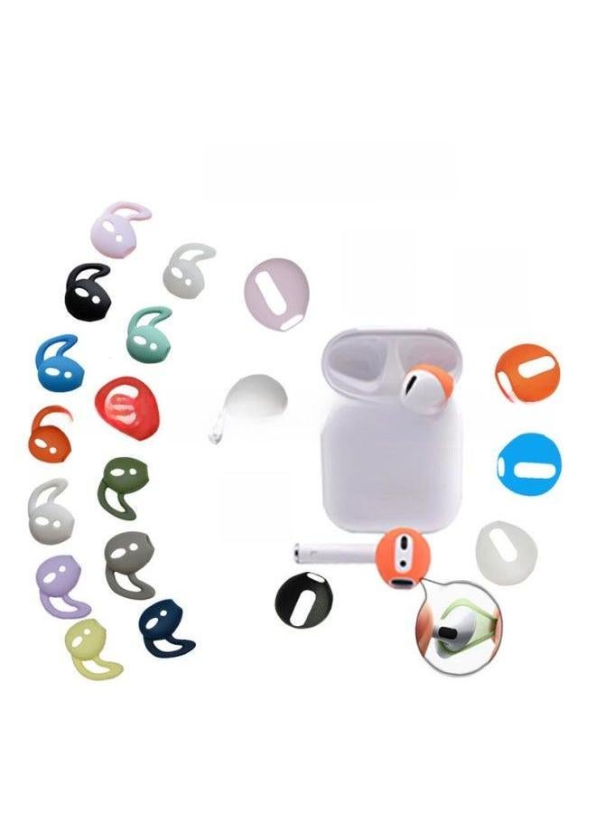 Suitable For Apple AirPods Headset Xiaomi Air2SETWS FreeBuds3 Ear Cap Silicone Ultra-thin Earplugs-Color:5743C Army Green-Model:AirPods2 - Image 2