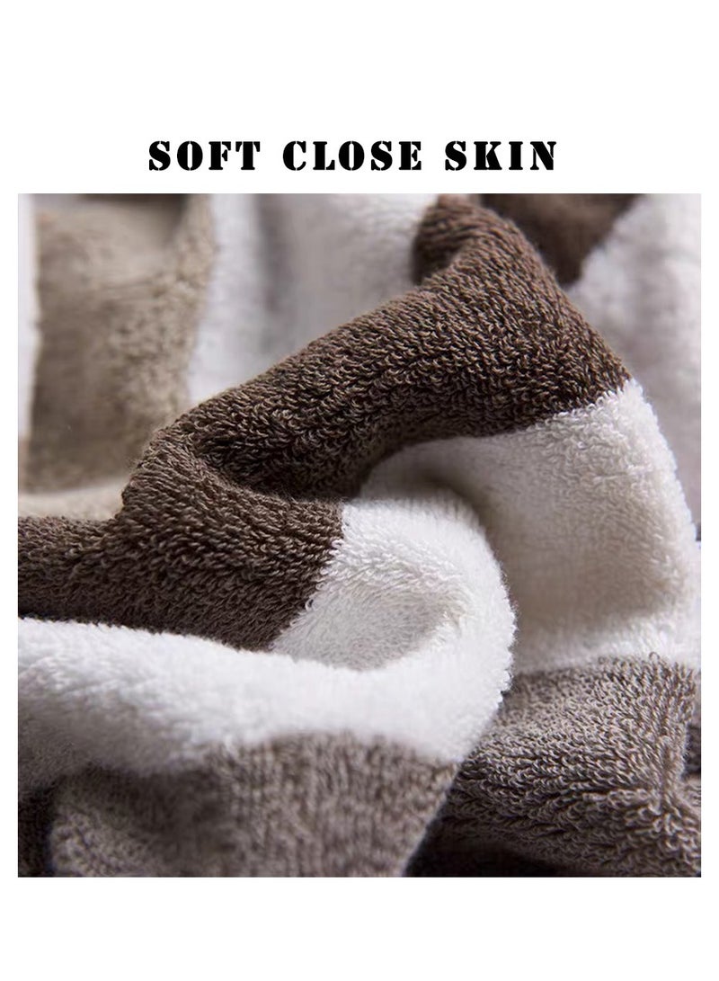 Bath Towel Beach Towel Large Thick Cotton Bath Sheets  Swimming Pool Towels Absorbent 35x71 inch（90x180 cm） (Grey) - Image 2