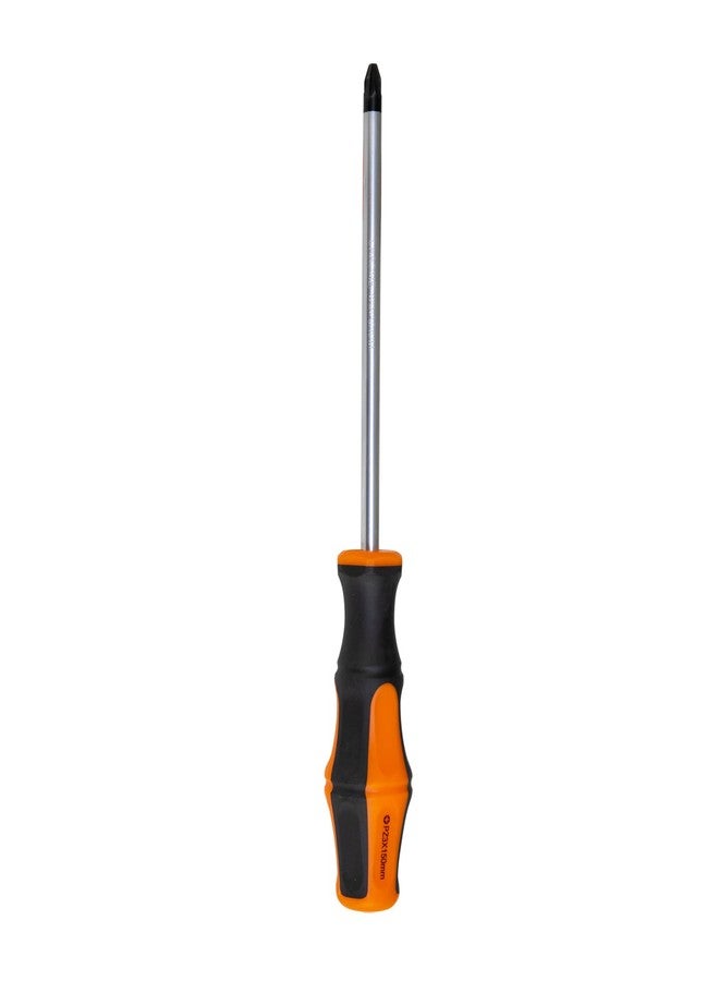 Groz Pozidriv Screwdriver with Magnetized Tip | Cushion Grip Screwdriver | Durable and Ergonomic Design | Screwdrivers for Home, Professional, DIY Use | SCDR/R/PZ3/150 (PZ3 X 150mm) - Image 1